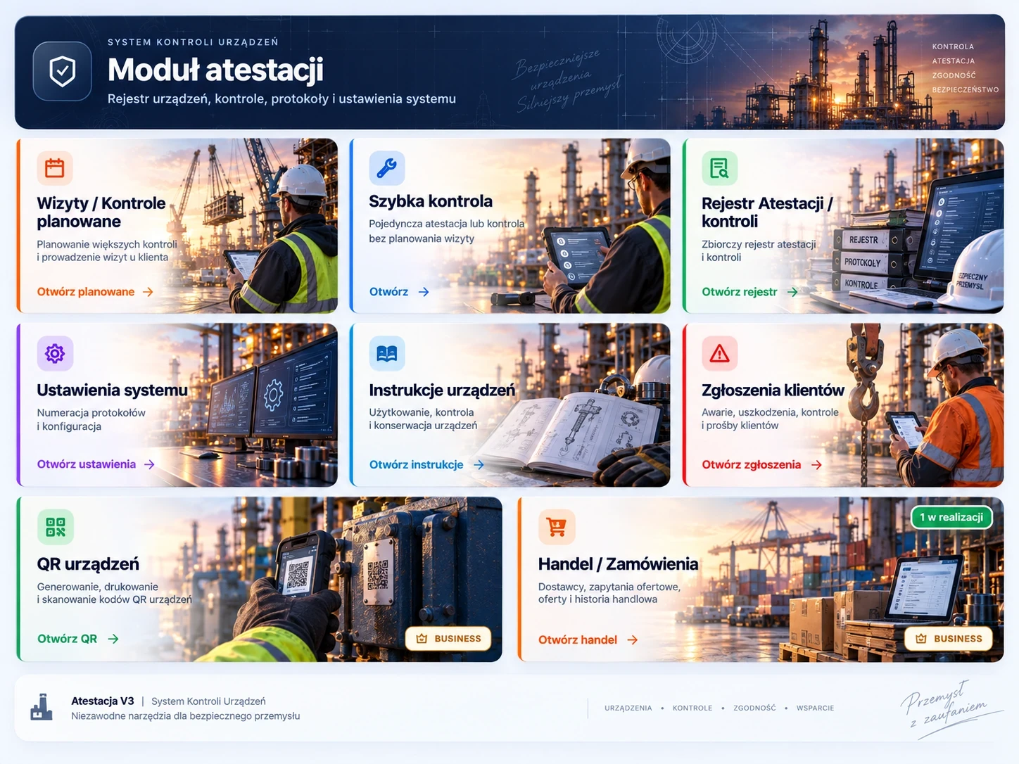 Moduł atestacji Systemu Kontroli Urządzeń
